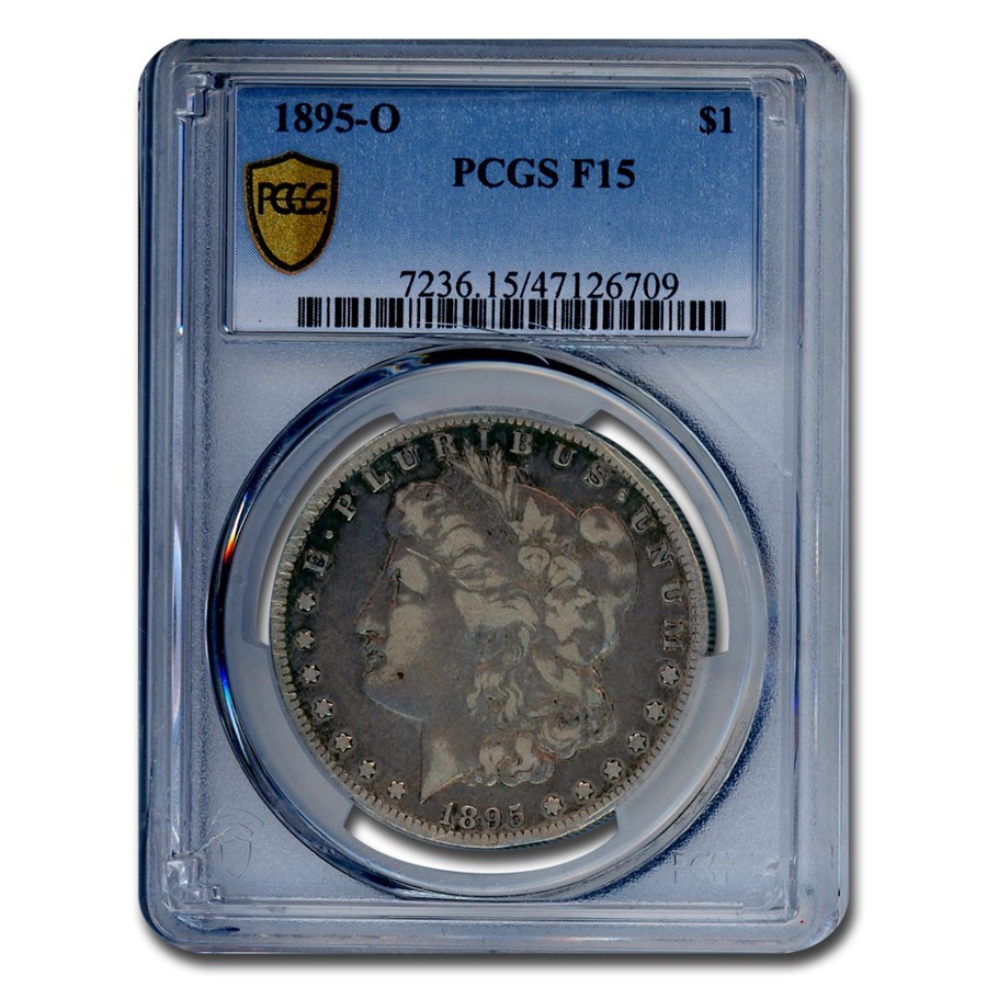 1895-O Morgan Dollar Fine-15 PCGS