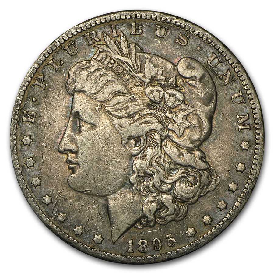 1895-O Morgan Dollar VF Details (Cleaned)