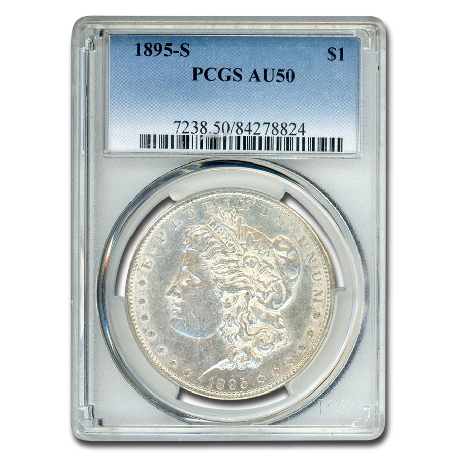 1895-S Morgan Dollar AU-50 PCGS