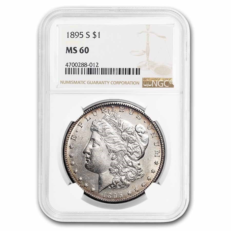 Buy 1895-S Morgan Dollar MS-60 NGC | APMEX