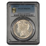 1895-S Morgan Dollar MS-61 PCGS (PL)