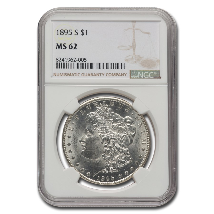 Buy 1895-S Morgan Dollar MS-62 NGC | APMEX