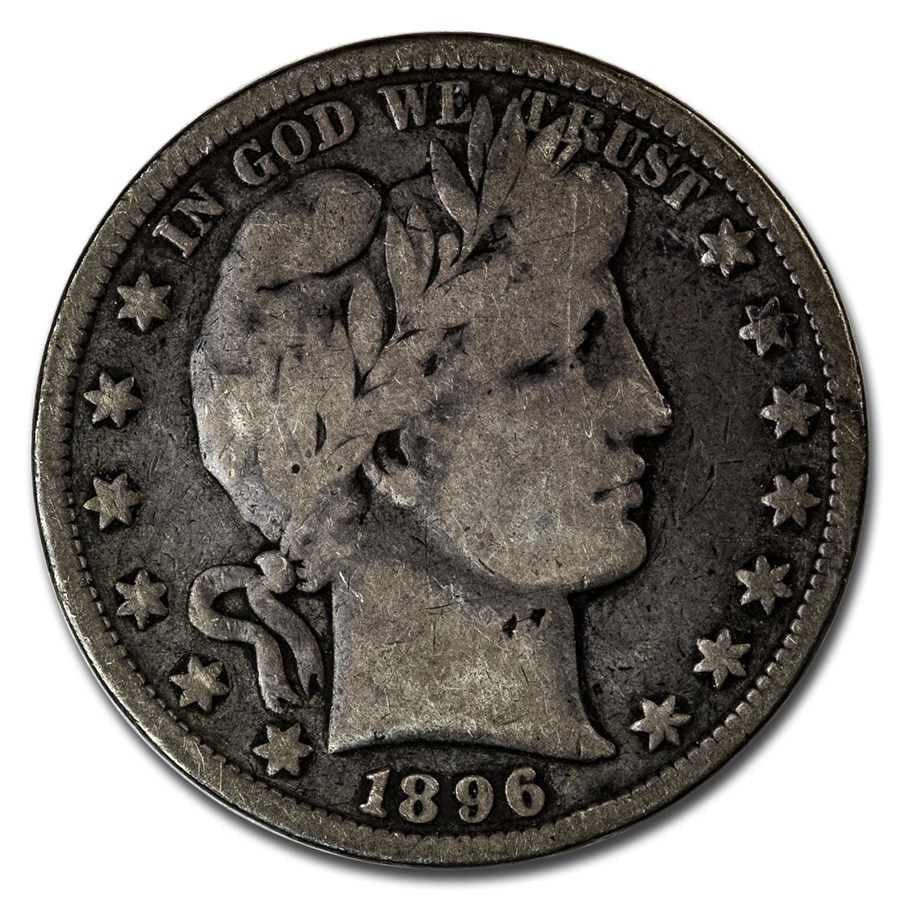 1896 Barber Half Dollar VG