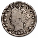 1896 Liberty Head V Nickel VG