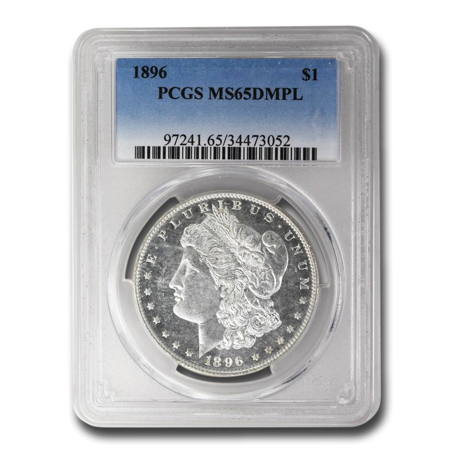 1896 Morgan Dollar DMPL MS-65 PCGS