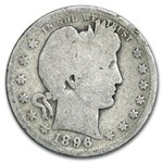 1896-O Barber Quarter Good