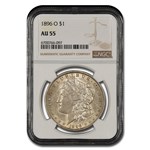 1896-O Morgan Dollar AU-55 NGC