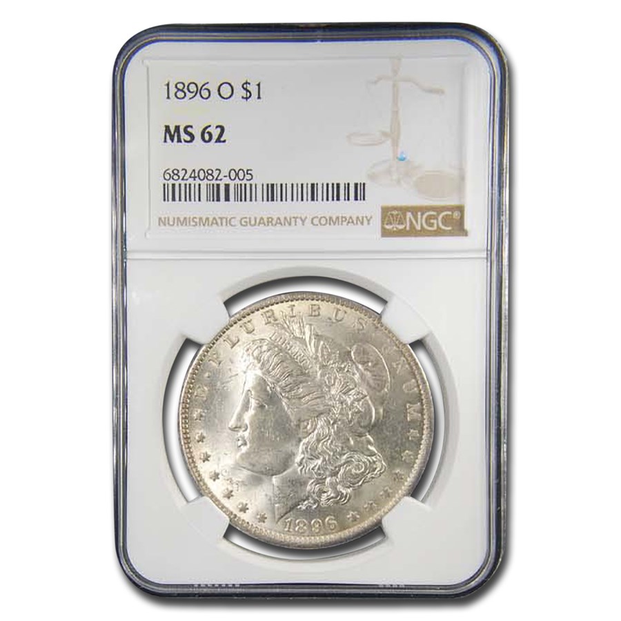 Buy 1896-o Morgan Dollar Ms-62 Ngc 