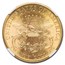 1896-S $20 Liberty Gold Double Eagle MS-64 NGC