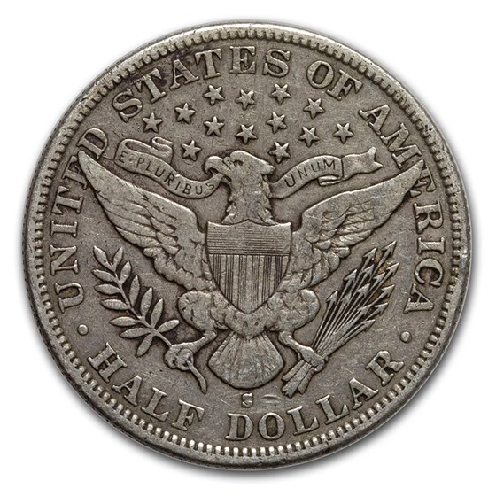 Buy 1896-S Barber Half Dollar VF | APMEX