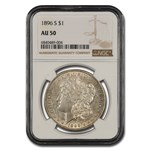 1896-S Morgan Dollar AU-50 NGC