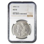 1896-S Morgan Dollar AU-55 NGC