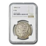 1896-S Morgan Dollar Fine-15 NGC