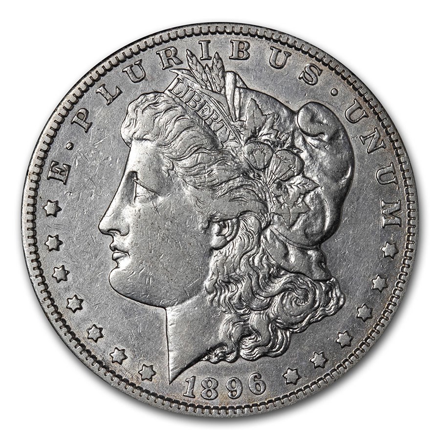 1896-S Morgan Dollar XF Details (Cleaned)