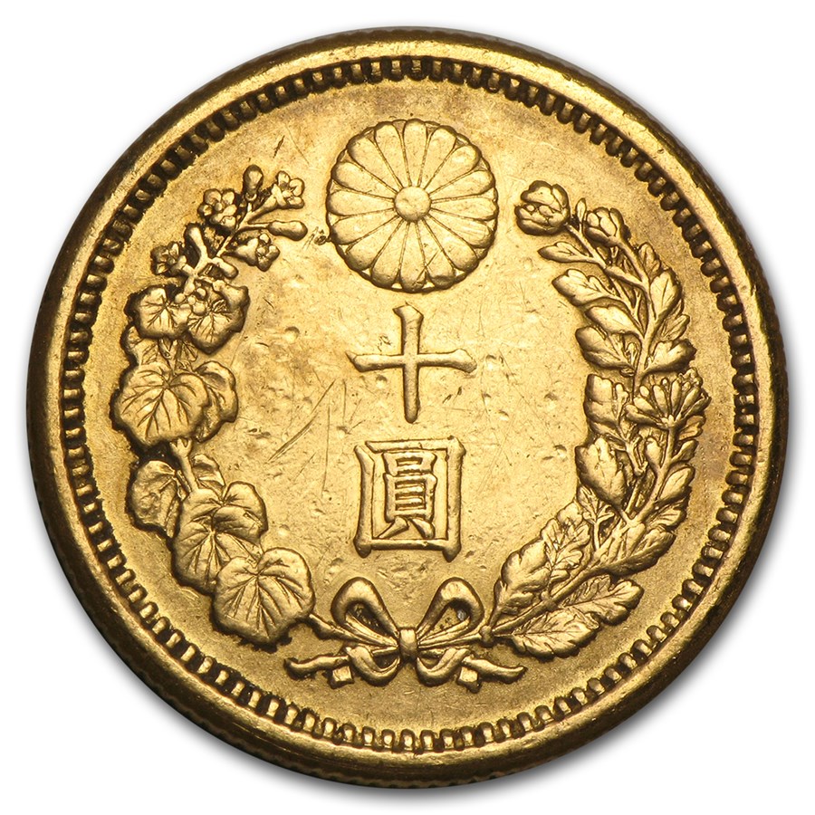 Buy 1897-1900 Japan Gold 10 Yen Mutsuhito VF | APMEX