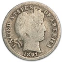 1897 Barber Dime Good/VG