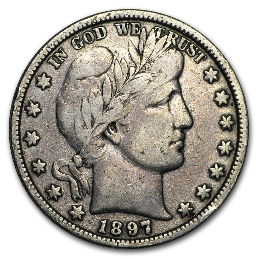 1897 Barber Half Dollar Fine