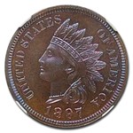 1897 Indian Head Cent PF-66 NGC (Red/Brown)