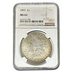 1897 Morgan Dollar MS-63 NGC