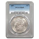 1897 Morgan Dollar MS-65 PCGS