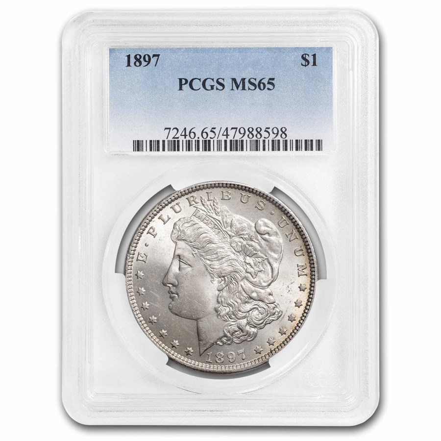 1897 Morgan Dollar MS-65 PCGS