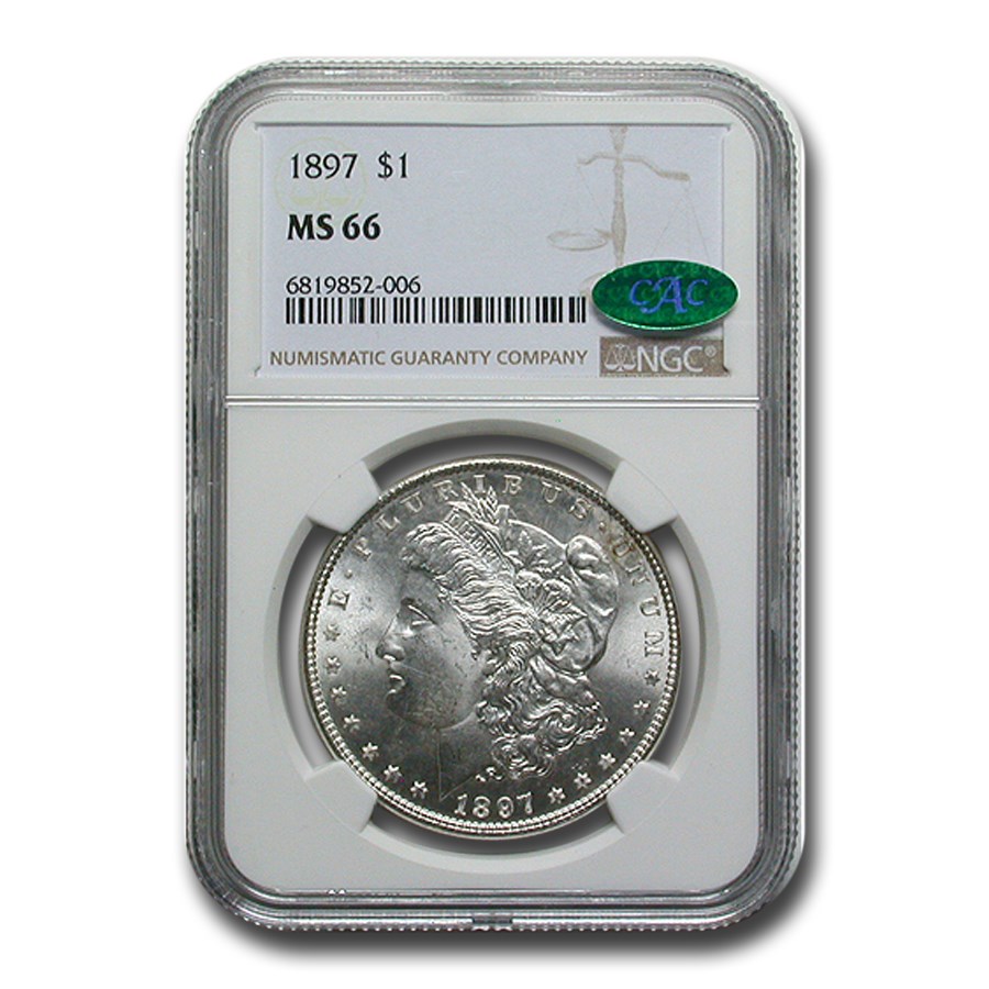 1897 Morgan Dollar MS-66 NGC CAC