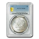 1897 Morgan Dollar MS-66 PCGS