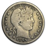 1897-O Barber Quarter VG