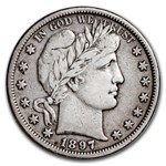 1897-S Barber Half Dollar Fine