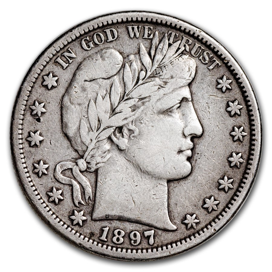 1897-S Barber Half Dollar Fine