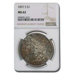 1897-S Morgan Dollar MS-62 NGC