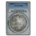 1897-S Morgan Dollar MS-62 PCGS