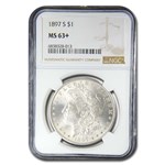 1897-S Morgan Dollar MS-63+ NGC