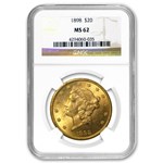 1898 $20 Liberty Gold Double Eagle MS-62 NGC