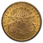 1898 $20 Liberty Gold Double Eagle MS-62 PCGS