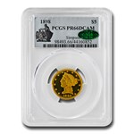 1898 $5 Liberty Gold Half Eagle PR-66 DCAM PCGS CAC