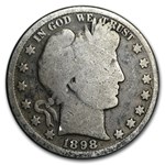 1898 Barber Half Dollar Good