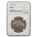 1898 Barber Half Dollar MS-66 NGC