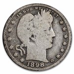 1898 Barber Quarter VG