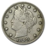 1898 Liberty Head V Nickel VF