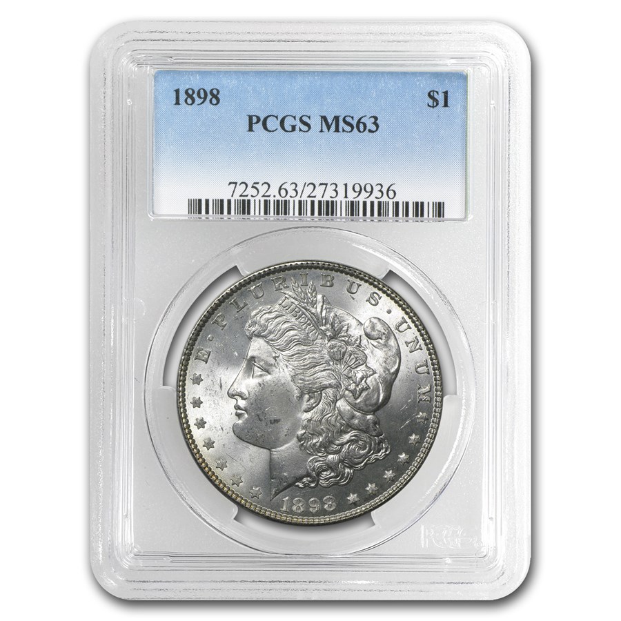 1898 Morgan Dollar MS-63 PCGS