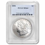 1898 Morgan Dollar MS-64 PCGS