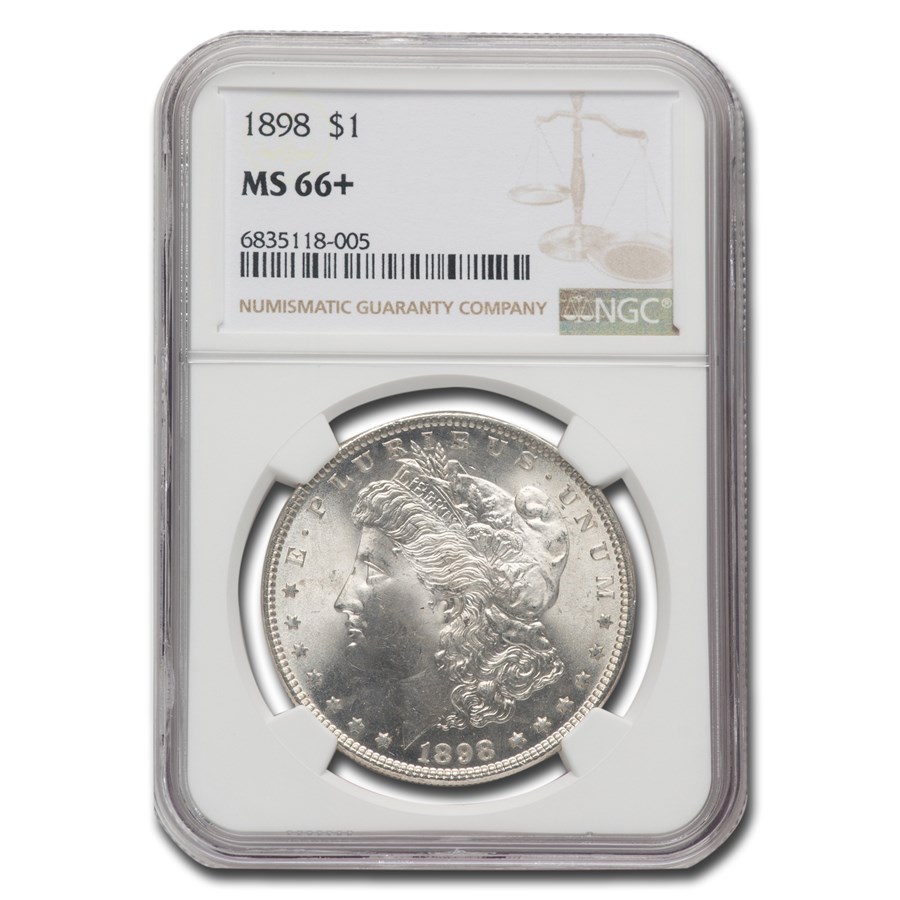 1898 Morgan Dollar MS-66+ NGC