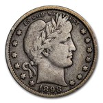 1898-O Barber Quarter Fine