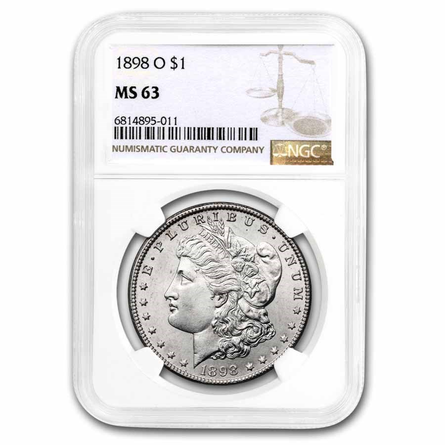 1898-O Morgan Dollar MS-63 NGC