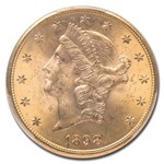 1898-S $20 Liberty Gold Double Eagle MS-63+ PCGS