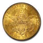 1898-S $20 Liberty Gold Double Eagle MS-64 PCGS CAC