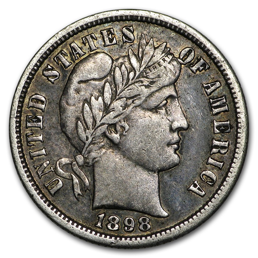 Buy 1898-S Barber Dime XF | APMEX