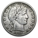 1898-S Barber Half Dollar XF