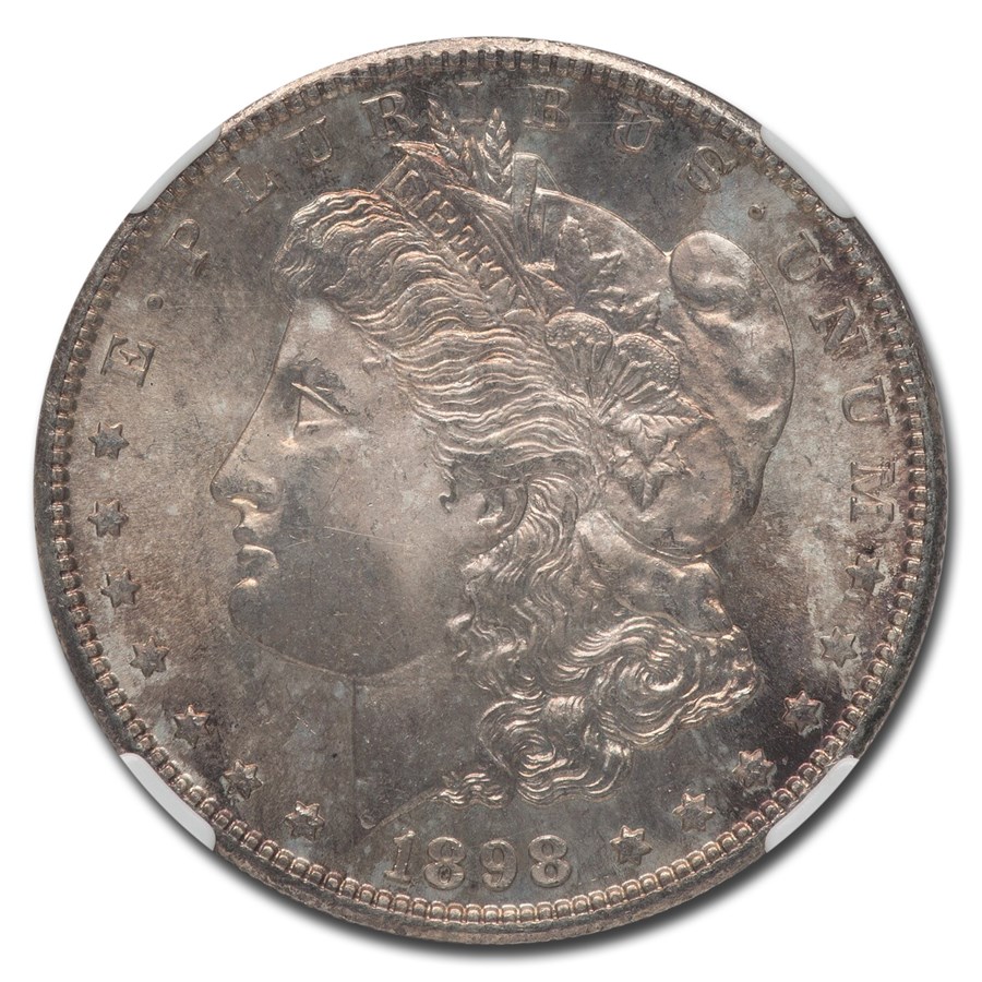 1898-S Morgan Dollar MS-64 NGC CAC